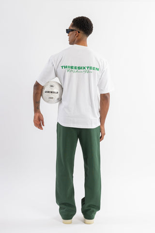 TWB T-SHIRT - WHITE/GREEN