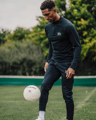 Ballers In God Performance Training QZ Top (Black/Grey)