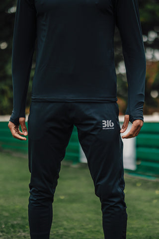 Ballers In God Performance Training Pant (Black/Grey)