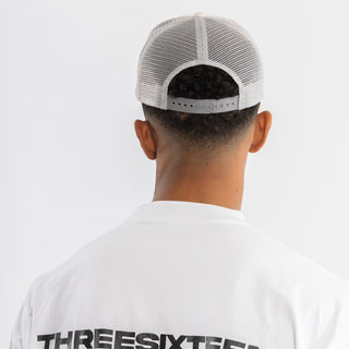 Ballers In God Trucker Hat Grey