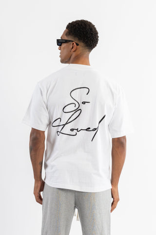 'So Loved' T-shirt - White