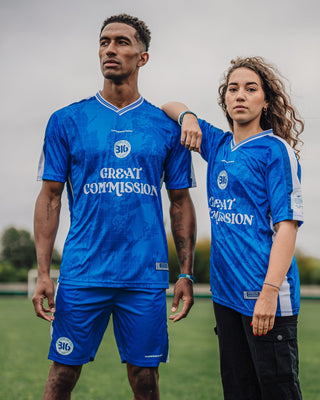 Ballers In God 'Great Commission' Kit (Blue/White)