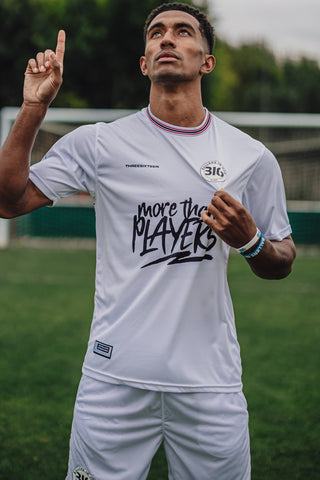 Ballers in God Official 'Audience of 1' Home Football Kit (White/Crimson)