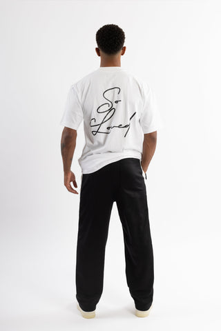 Threesixteen Track Pant Black/White