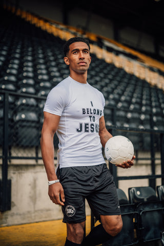 IBTJ Short Sleeve Base Layer White/Black