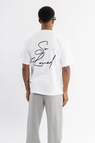 'So Loved' T-shirt - White