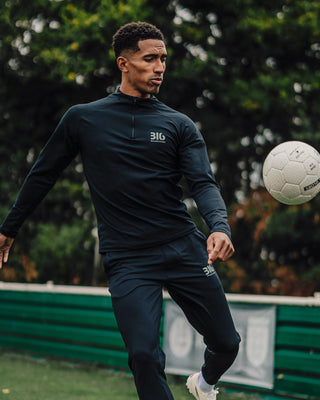 Ballers In God Performance Training QZ Top (Black/Grey)