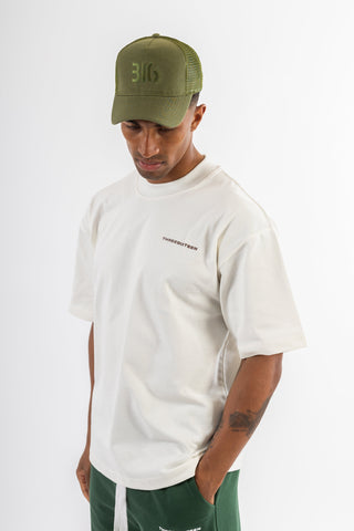 TWB T-SHIRT - CREAM/BROWN