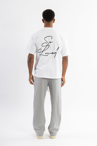 'So Loved' T-shirt - White