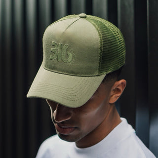 Ballers In God Trucker Hat Green