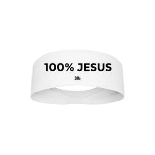 100% Jesus Performance Headband