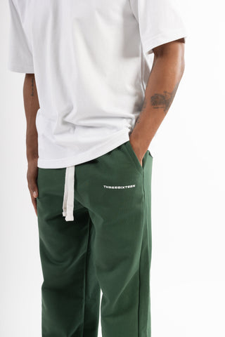 Threesixteen Sweat Pant Grace Green/White