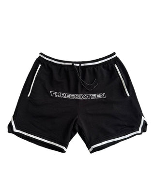 Basketball Mesh Shorts Black/white