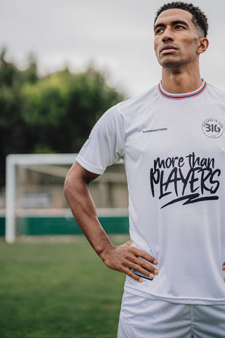 Ballers in God Official 'Audience of 1' Home Football Kit (White/Crimson)