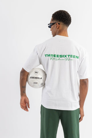 TWB T-SHIRT - WHITE/GREEN