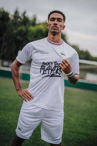 Ballers in God Official 'Audience of 1' Home Football Kit (White/Crimson)