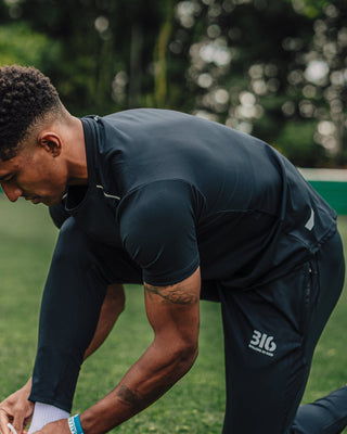 Ballers In God Performance Training T-shirt (Black/Grey)