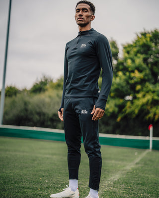 Ballers In God Performance Training QZ Top (Black/Grey)