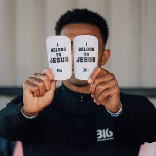 Ballers In God 'IBTJ' Shin Pads White/Black