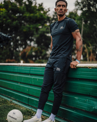 Ballers In God Performance Training T-shirt (Black/Grey)