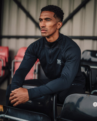 Ballers In God Performance Training QZ Top (Black/Grey)