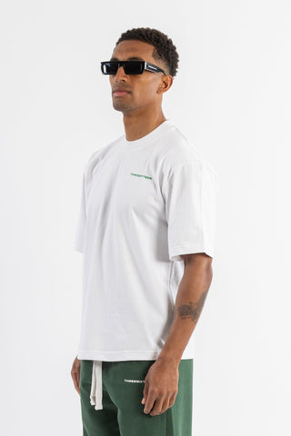 TWB T-SHIRT - WHITE/GREEN