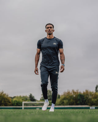 Ballers In God Performance Training T-shirt (Black/Grey)