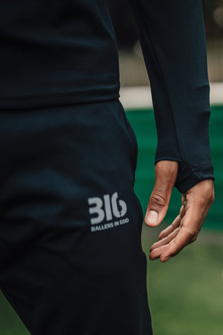 Ballers In God Performance Training Pant (Black/Grey)