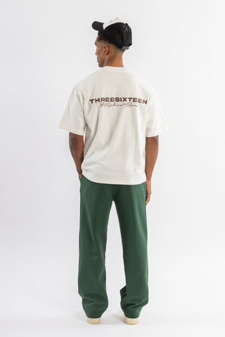 TWB T-SHIRT - CREAM/BROWN