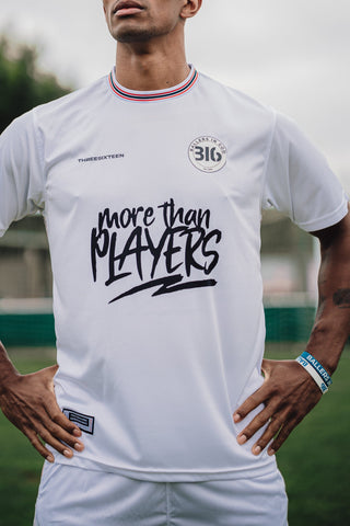 Ballers in God Official 'Audience of 1' Home Football Kit (White/Crimson)