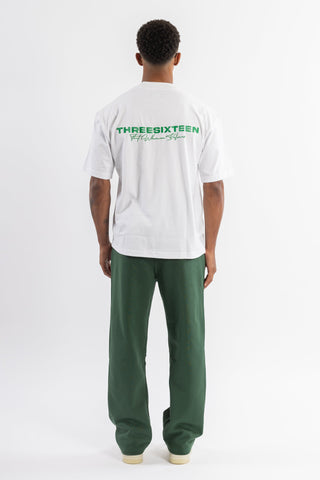 TWB T-SHIRT - WHITE/GREEN