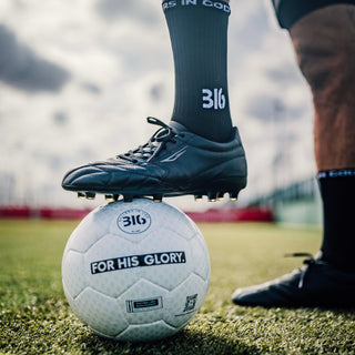 Ballers In God Performance 'Logo' Socks Black