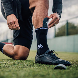 Ballers In God Performance 'Logo' Socks Black