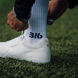 Ballers In God Performance 'Logo' Socks White