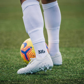 Ballers In God Performance 'Logo' Socks White
