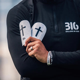 Ballers In God Wristband Twin-Pack - White & Black