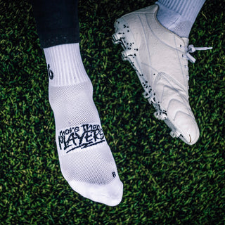 Ballers In God Performance 'Logo' Socks White
