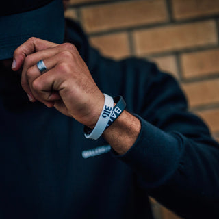 Ballers In God Wristband Twin-Pack - White & Black