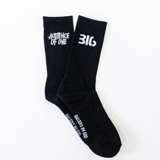 Ballers In God Lifestyle 'Logo' Socks (Twin pack)