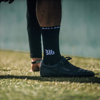 Ballers In God Performance 'Logo' Socks Black