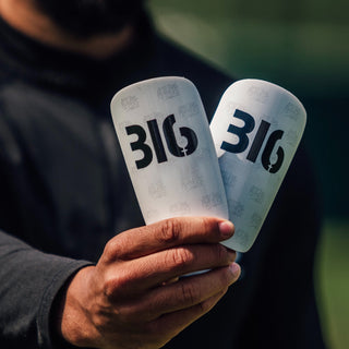 Ballers In God 'Logo' White Shin pads