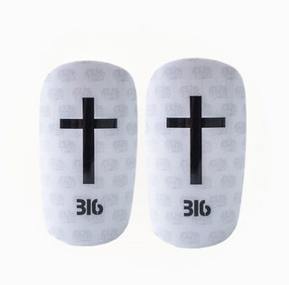EU Ballers In God 'Cross' Shin pads White